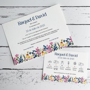 Invitación de boda Acantis