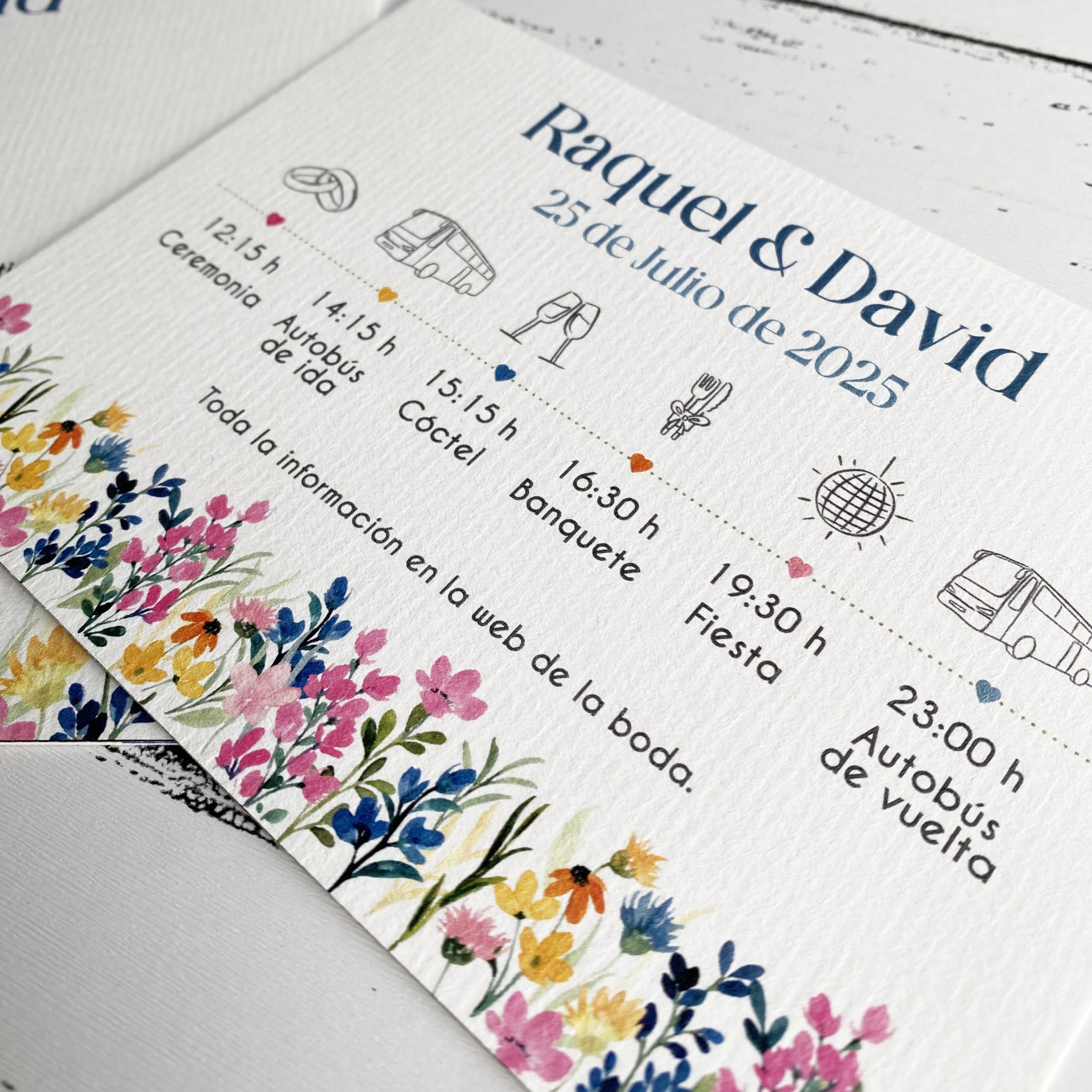 Invitación de boda Acantis - Imagen 5