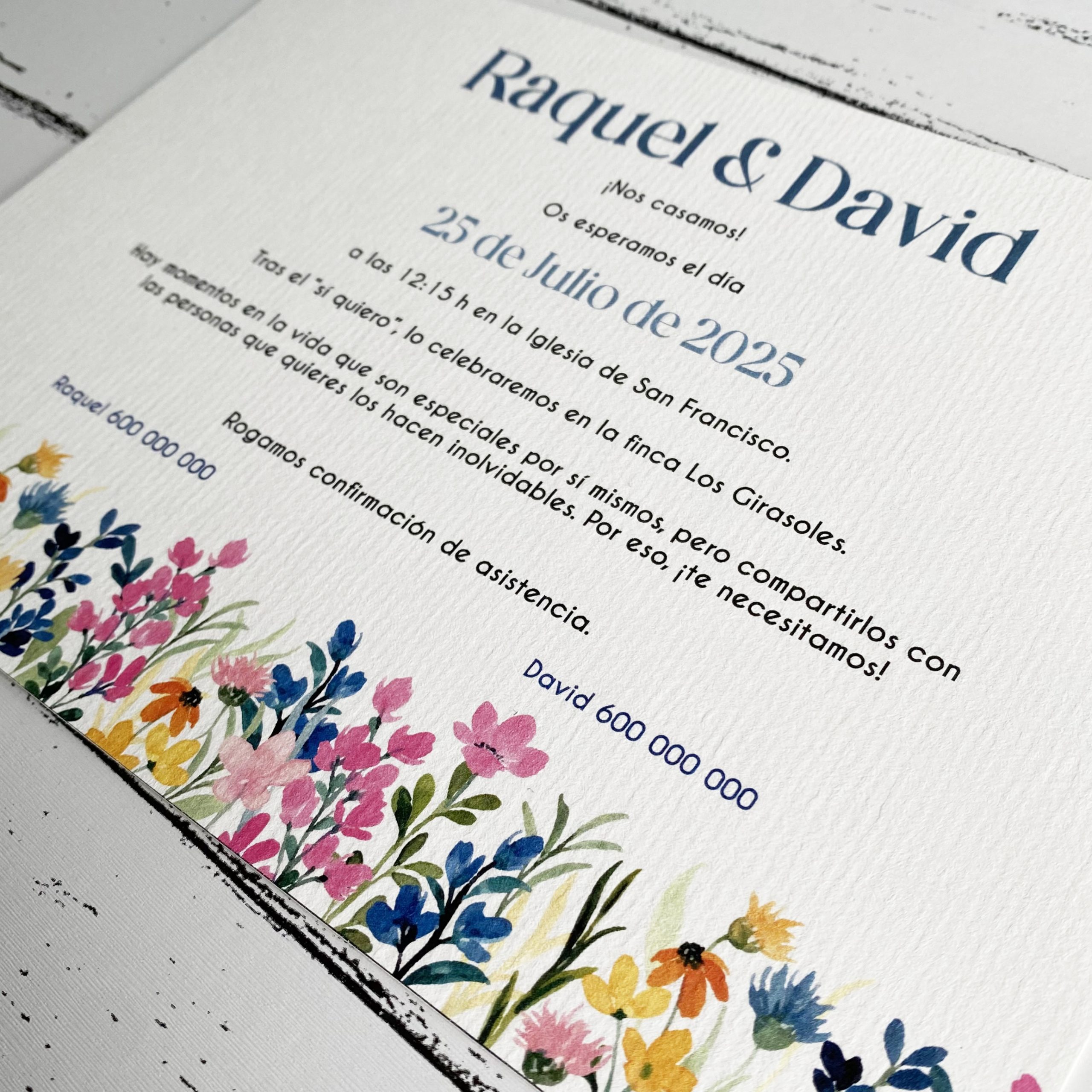 Invitación de boda Acantis - Imagen 3