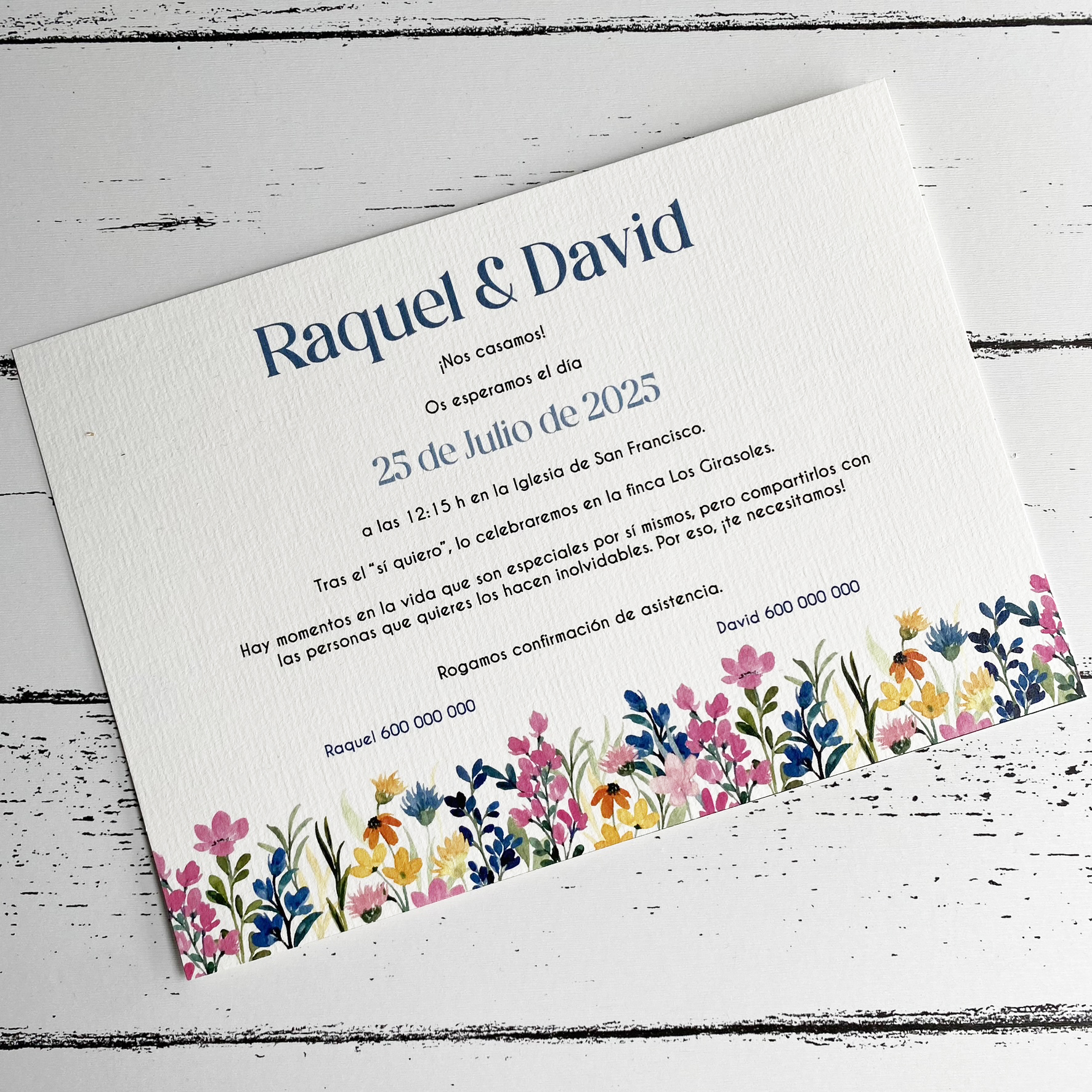 Invitación de boda Acantis - Imagen 2