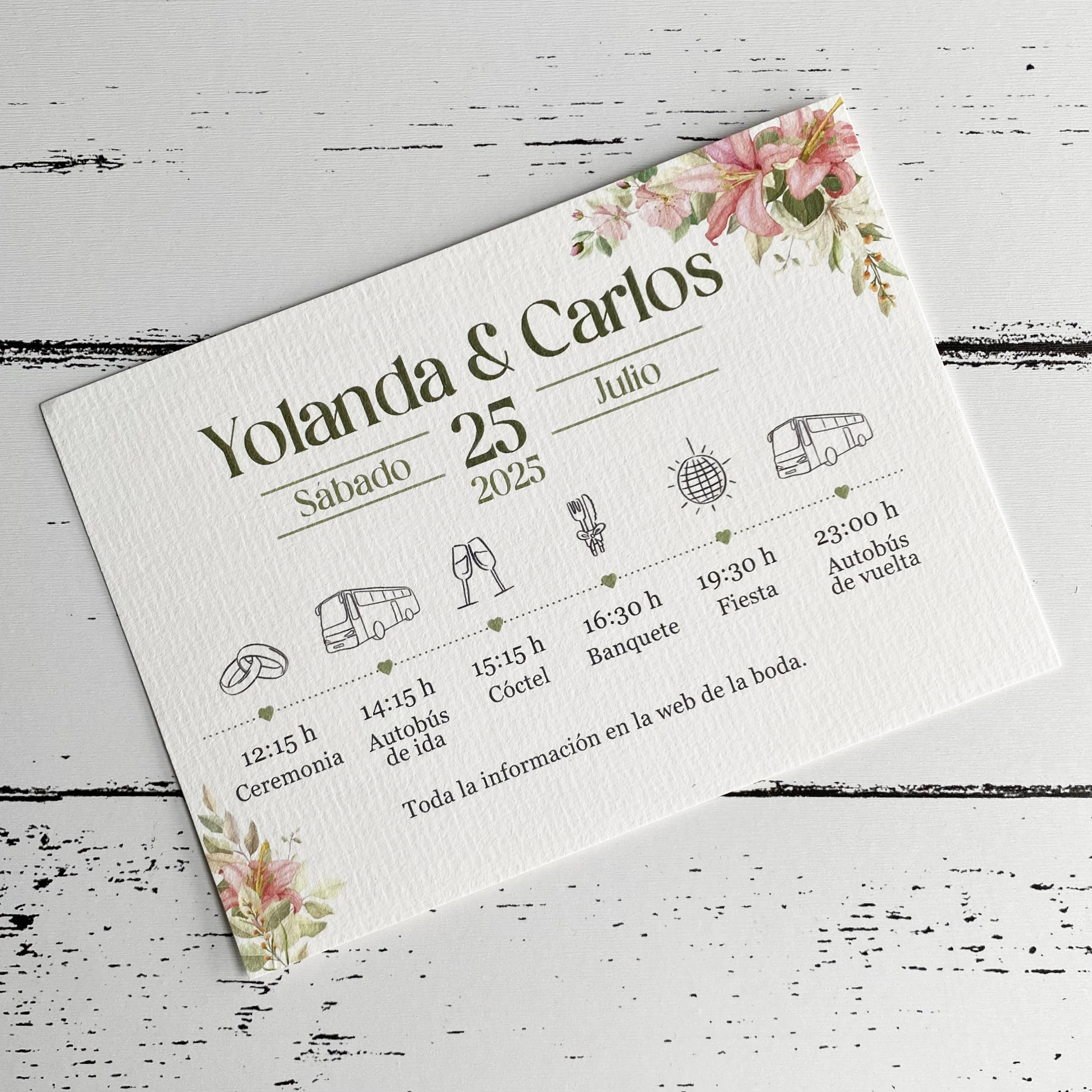 Invitaci贸n de boda Artemisa - Imagen 4