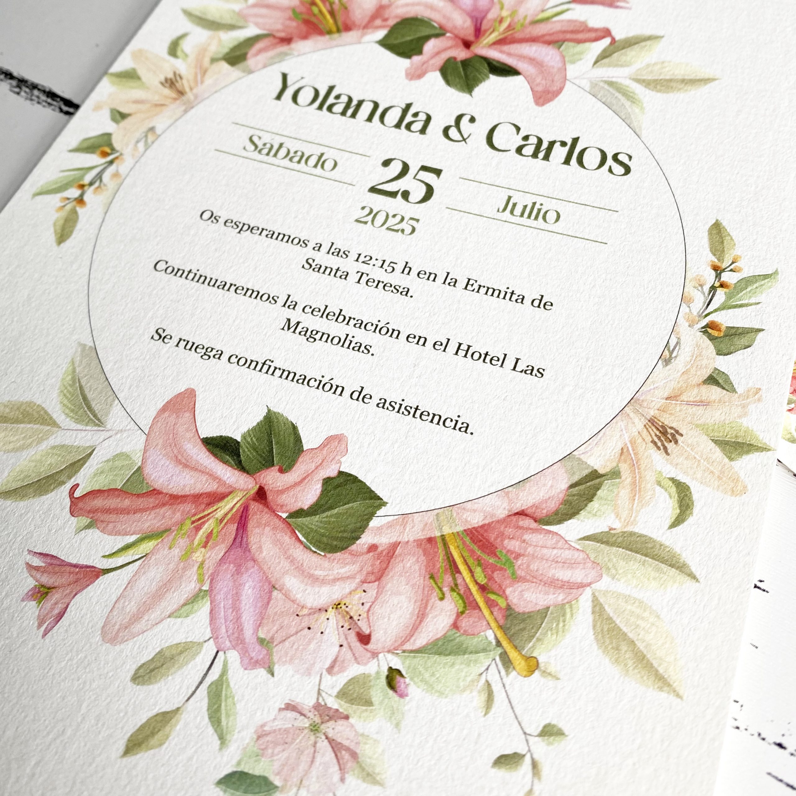 Invitaci贸n de boda Artemisa - Imagen 3
