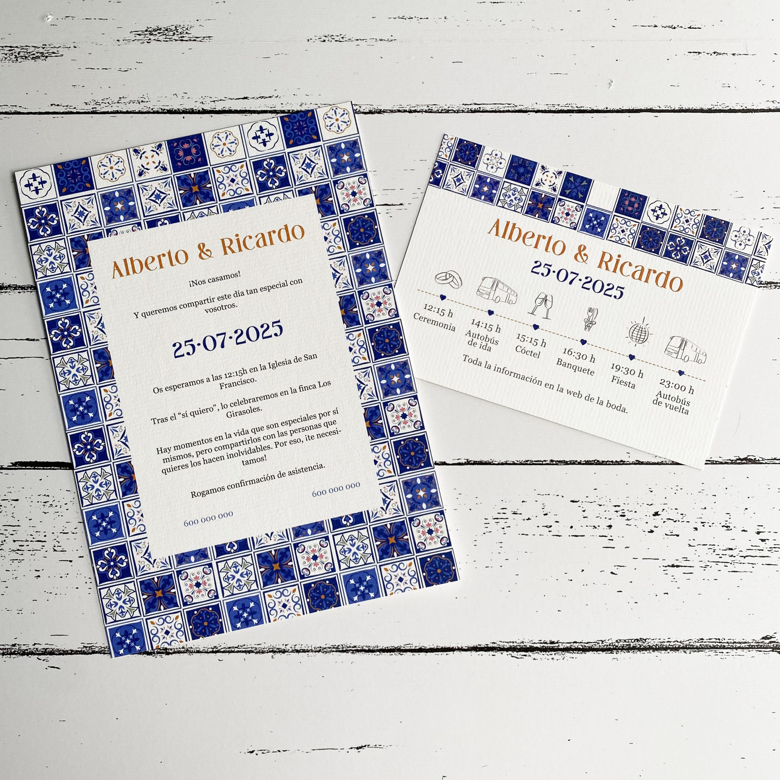 Invitaci贸n de boda Aurora