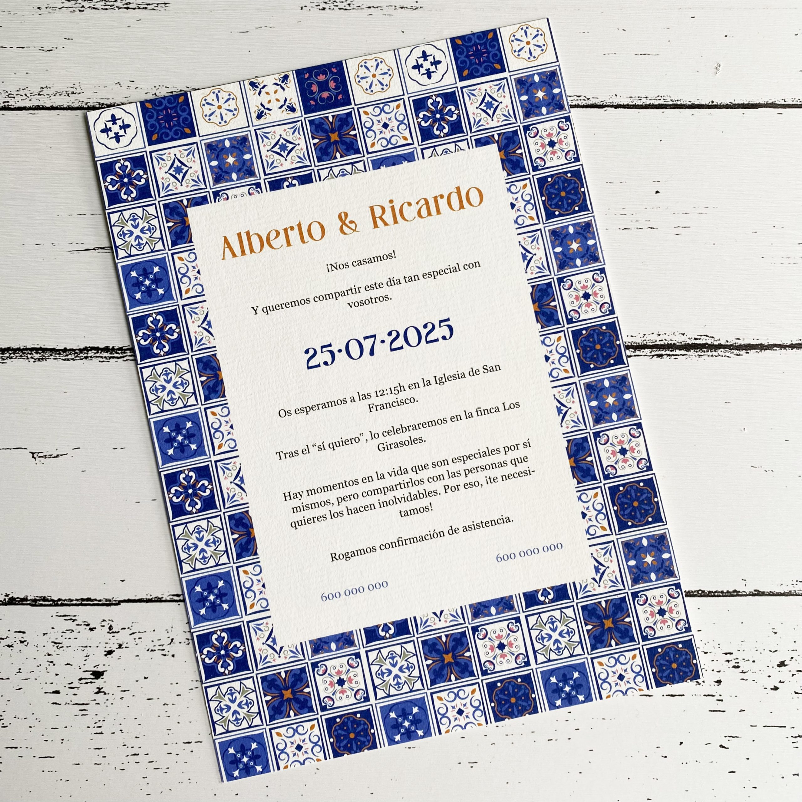 Invitaci贸n de boda Aurora - Imagen 2