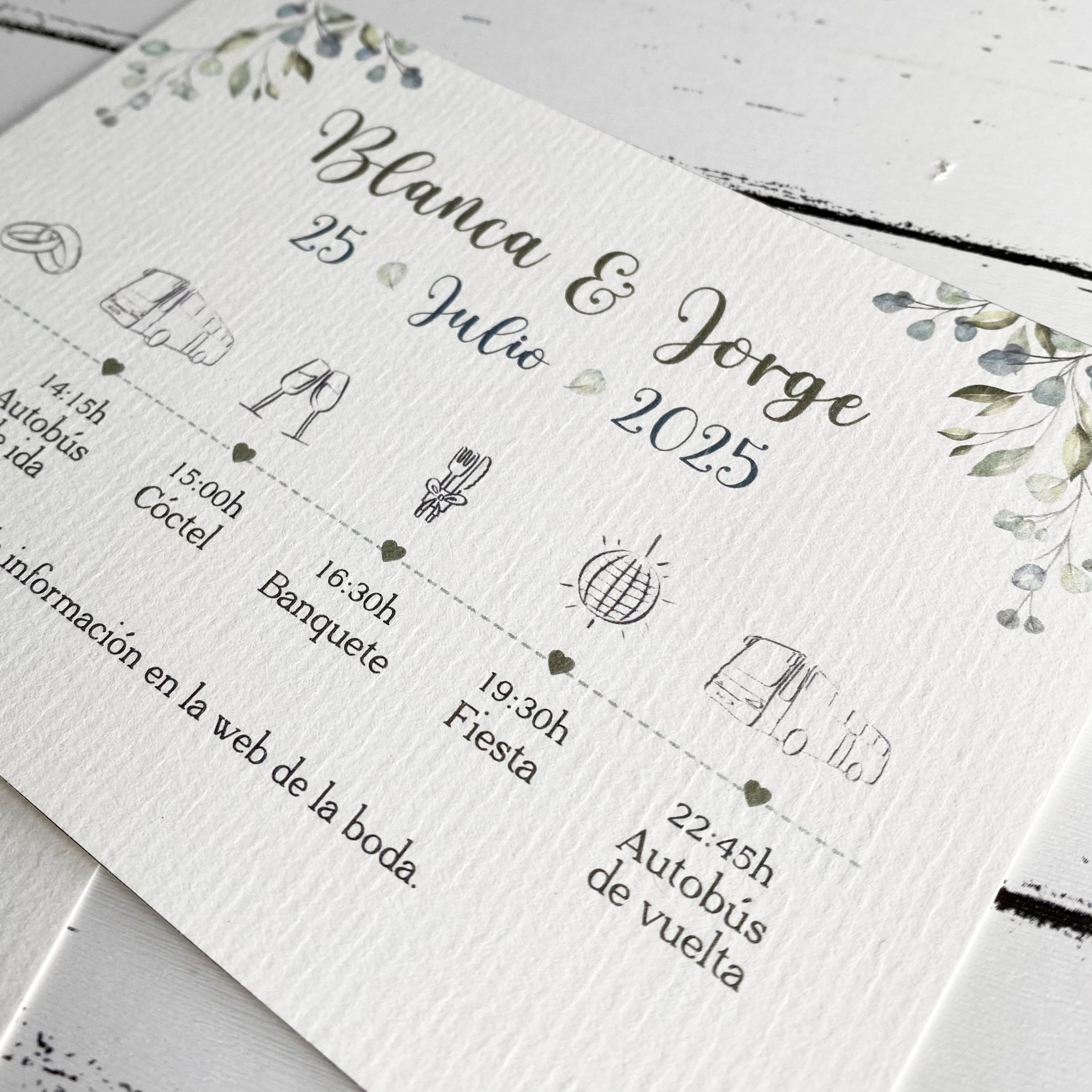 Invitación de boda Feme - Imagen 5