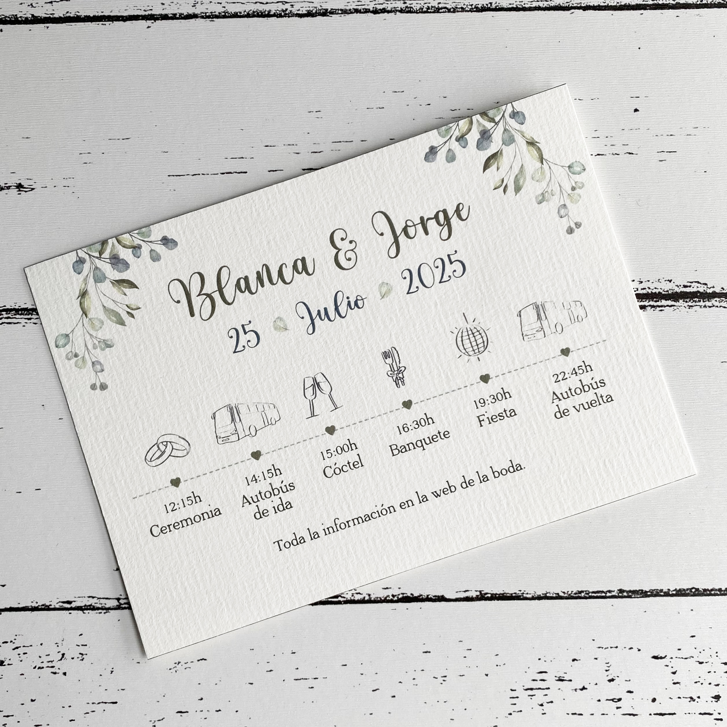 Invitación de boda Feme - Imagen 4