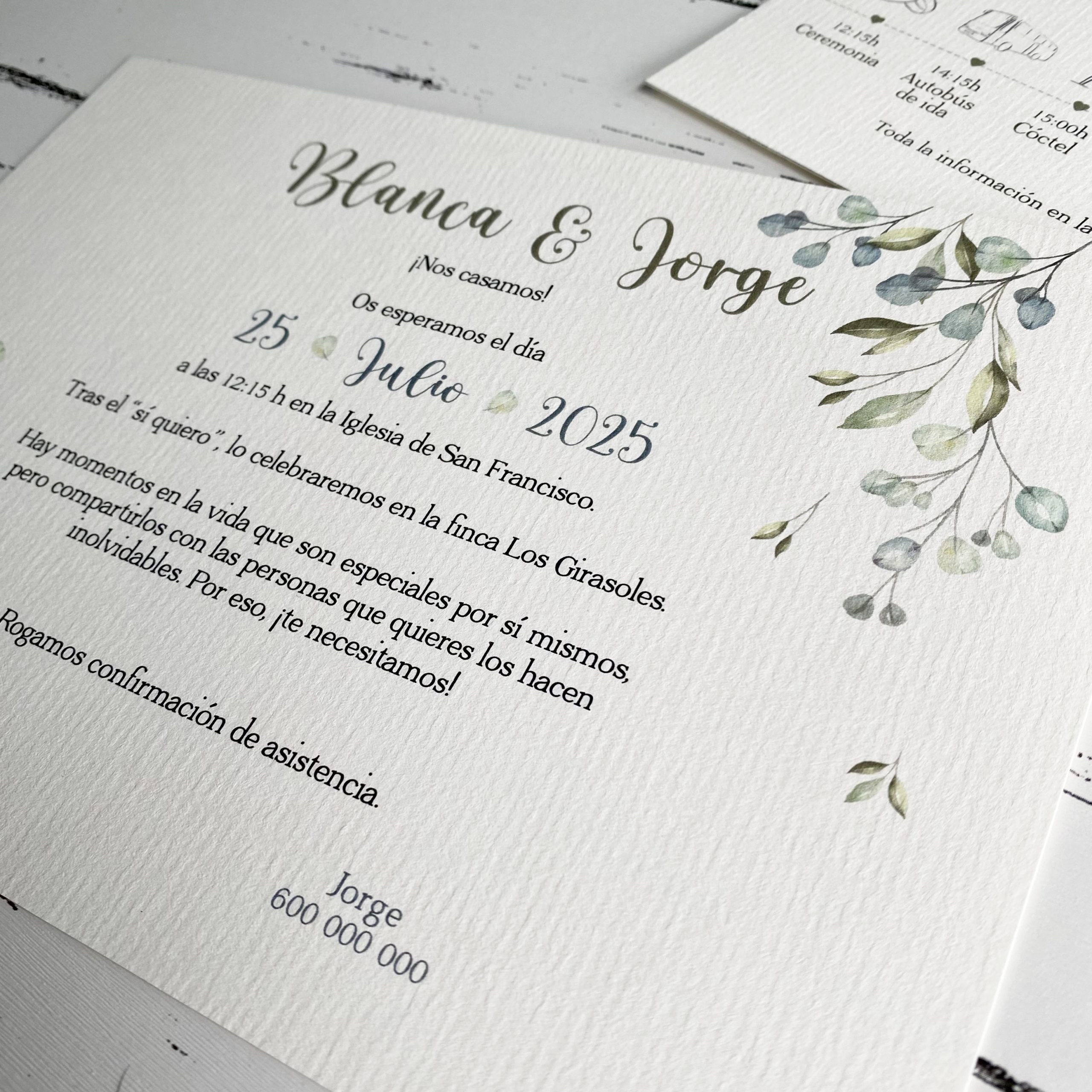 Invitación de boda Feme - Imagen 3