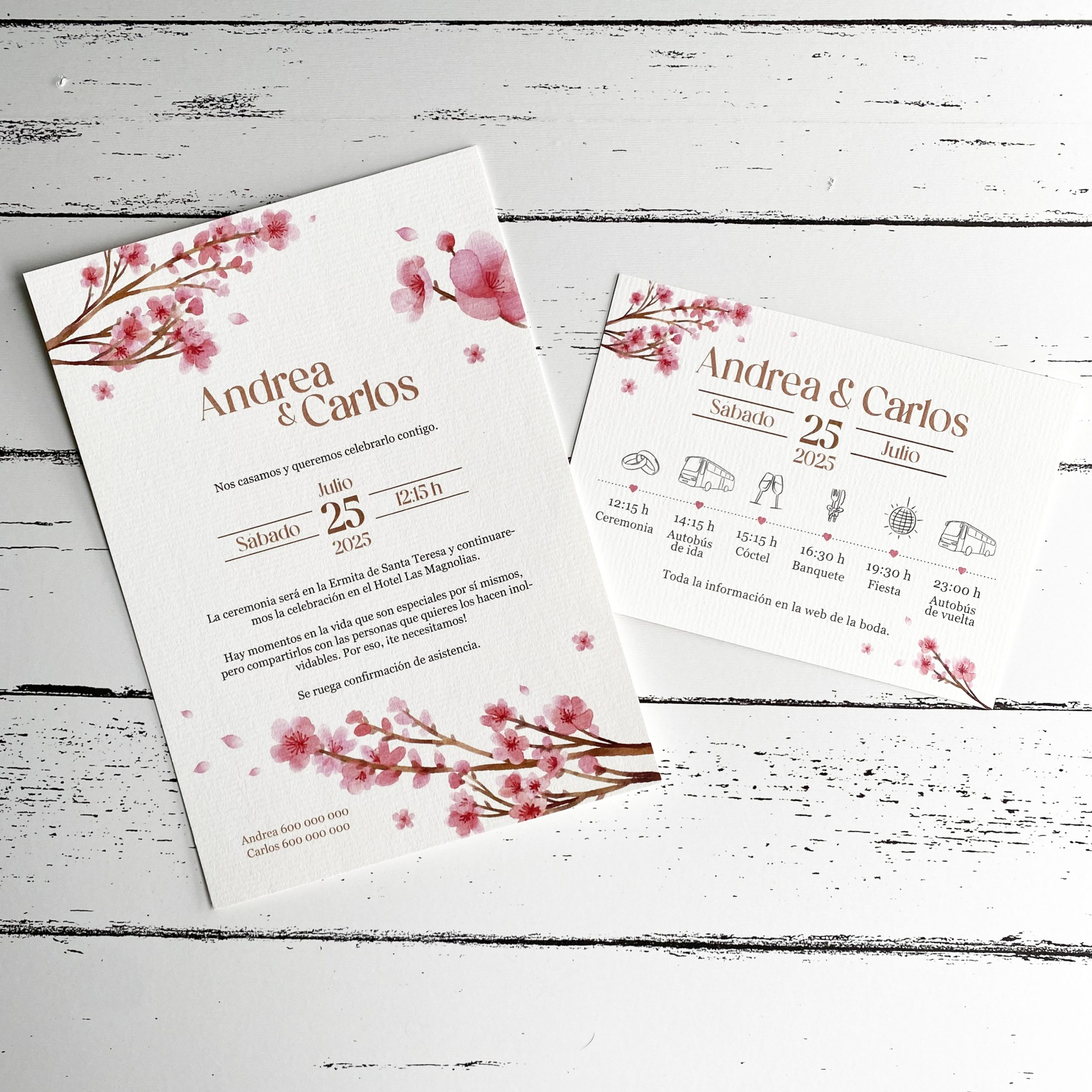 Invitaci贸n de boda Gaia