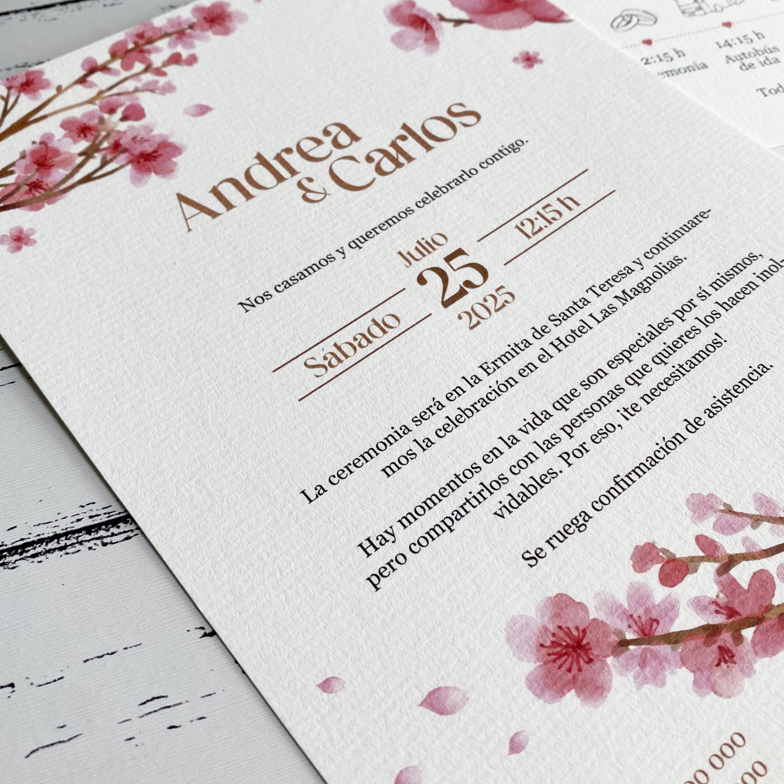 Invitaci贸n de boda Gaia - Imagen 3