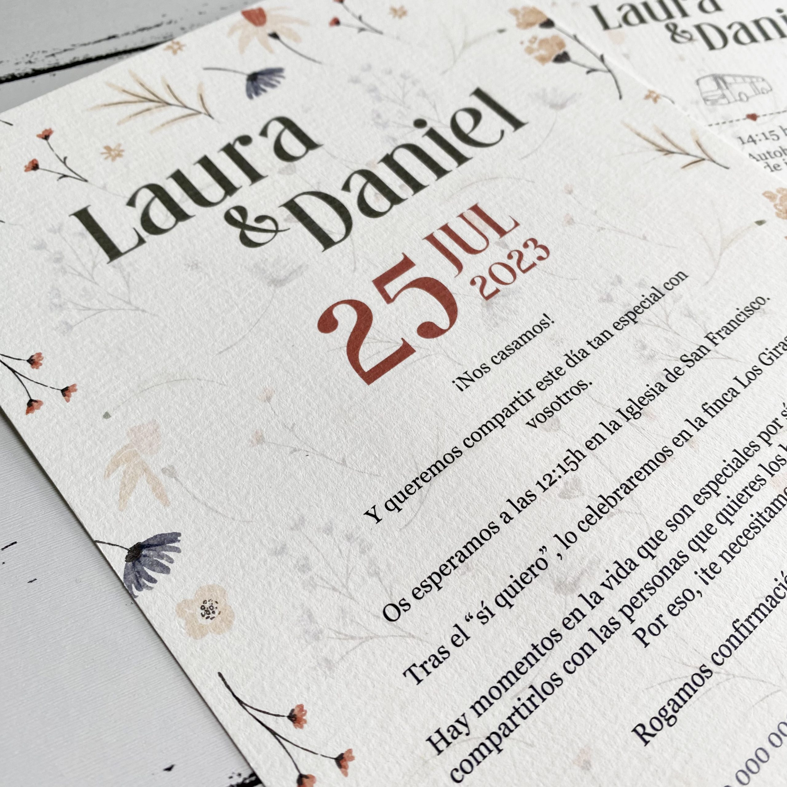 Invitaci贸n de boda Hera - Imagen 3