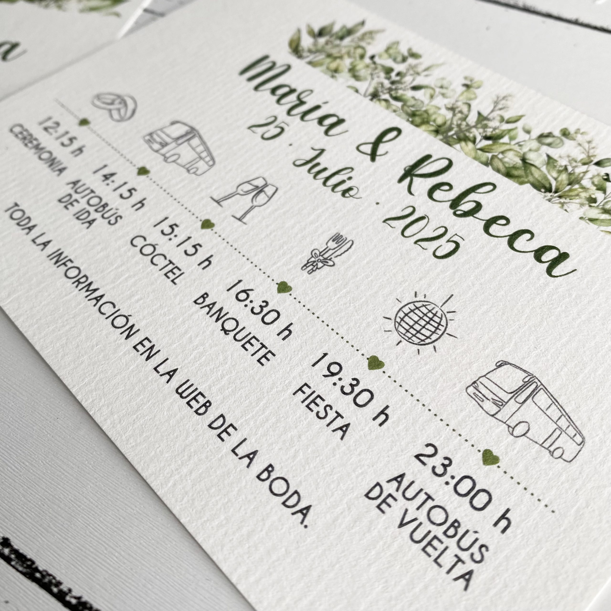 Invitaci贸n de boda Melia - Imagen 5