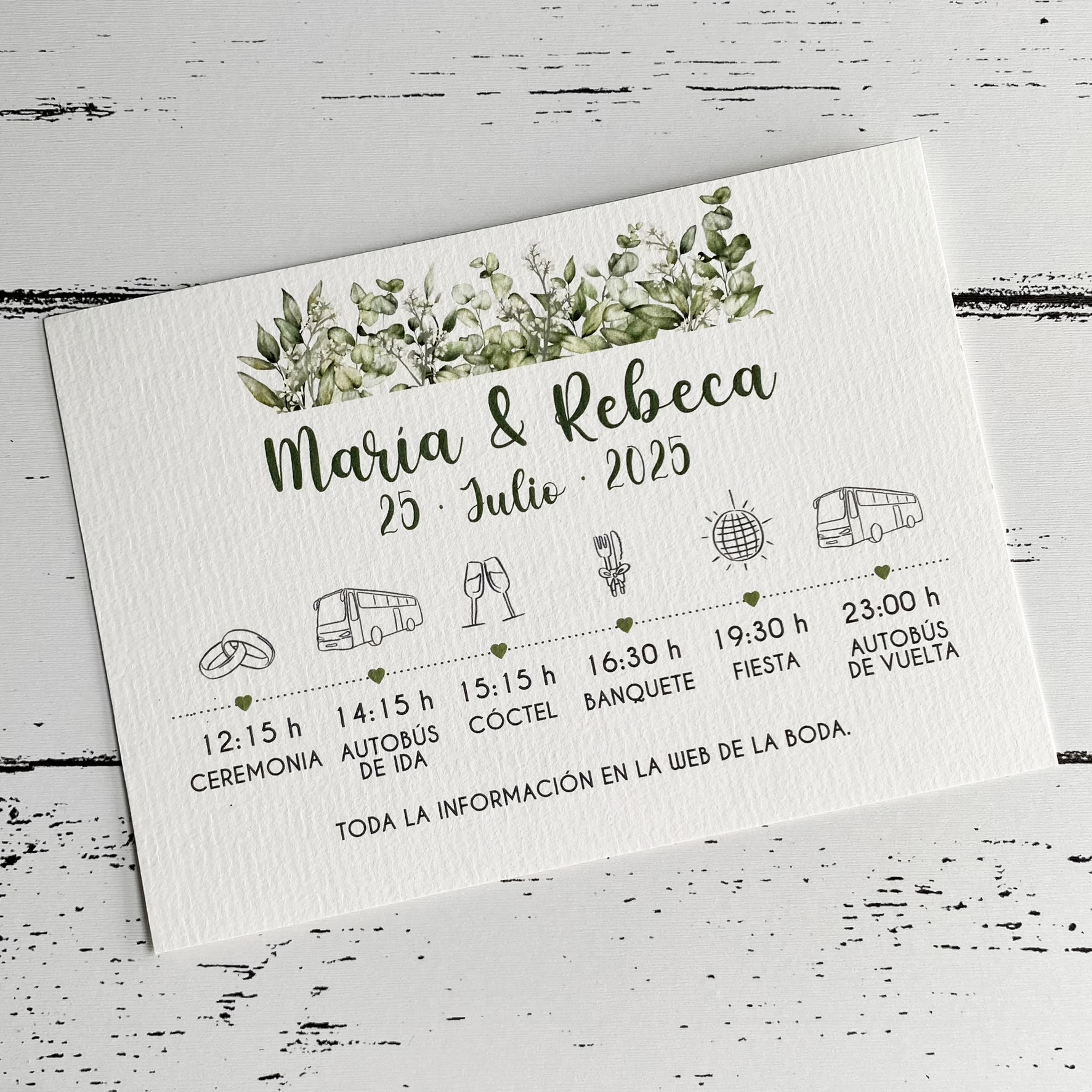 Invitaci贸n de boda Melia - Imagen 4