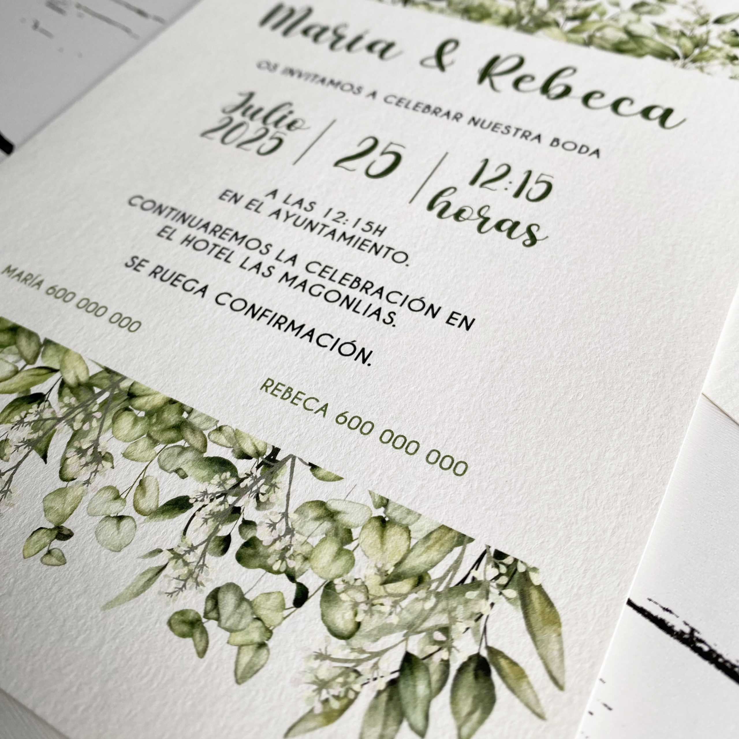 Invitaci贸n de boda Melia - Imagen 3