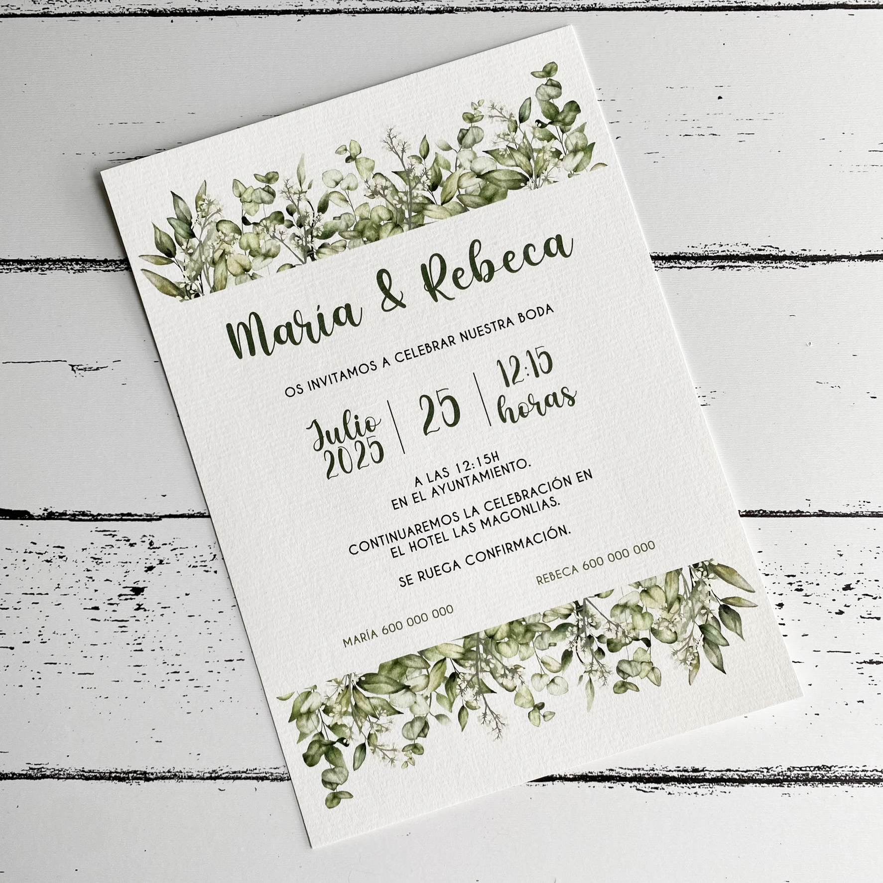 Invitaci贸n de boda Melia - Imagen 2