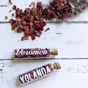 Marcasitios frasco de vidrio