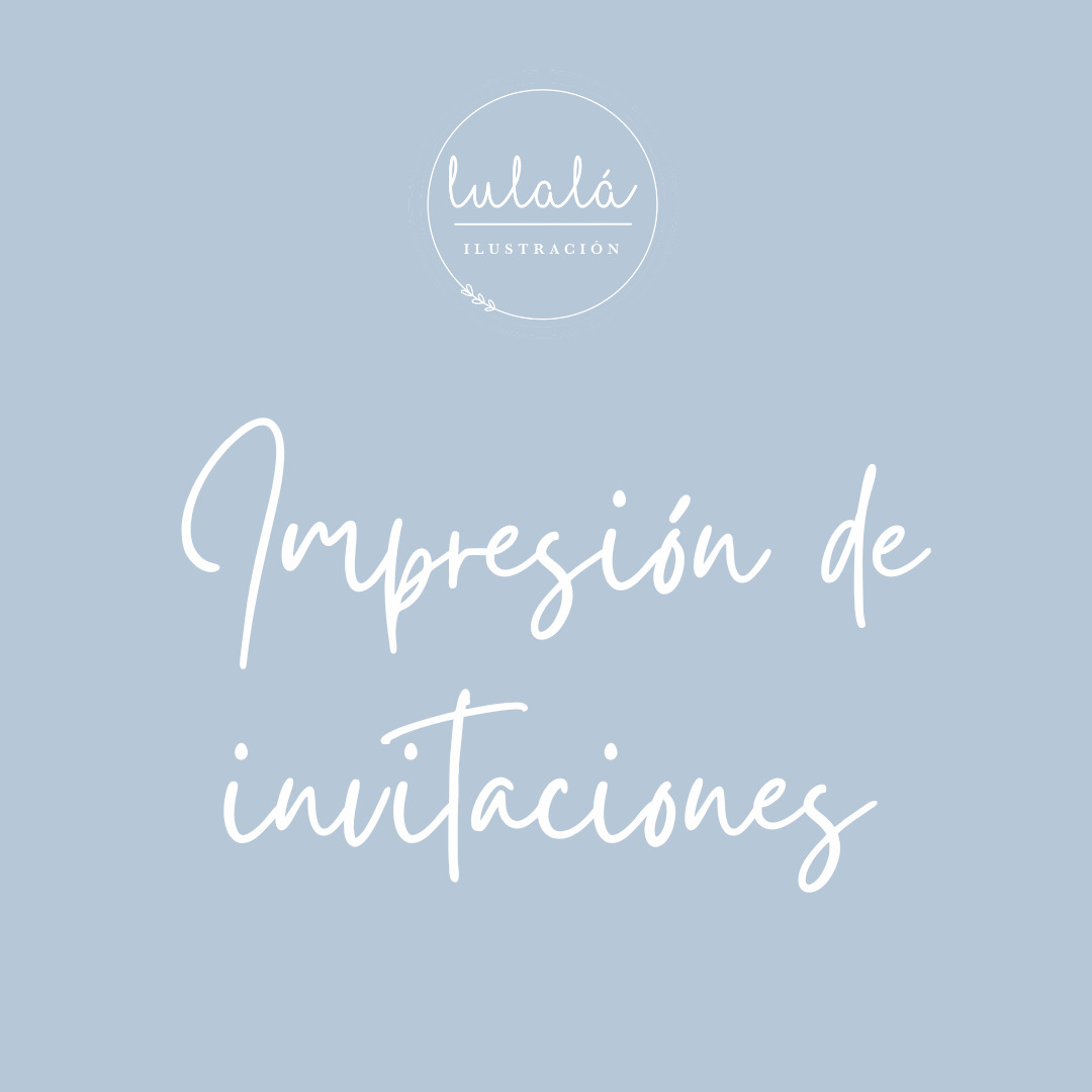 Impresión de invitaciones